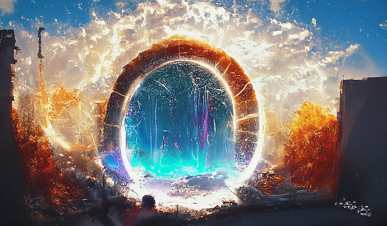 ai generated art depicting a portal