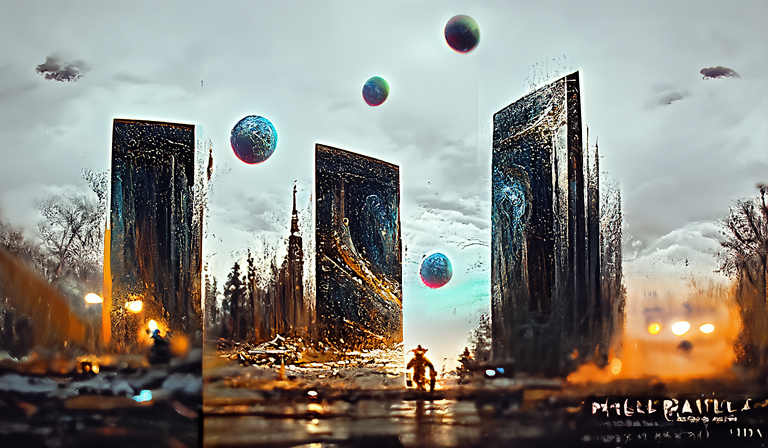 Ai artwork showcasing portals